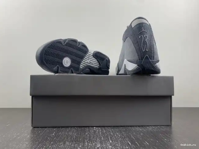 One Kick Grey Jordan Air 14 FJ3460-012 Flint 0530